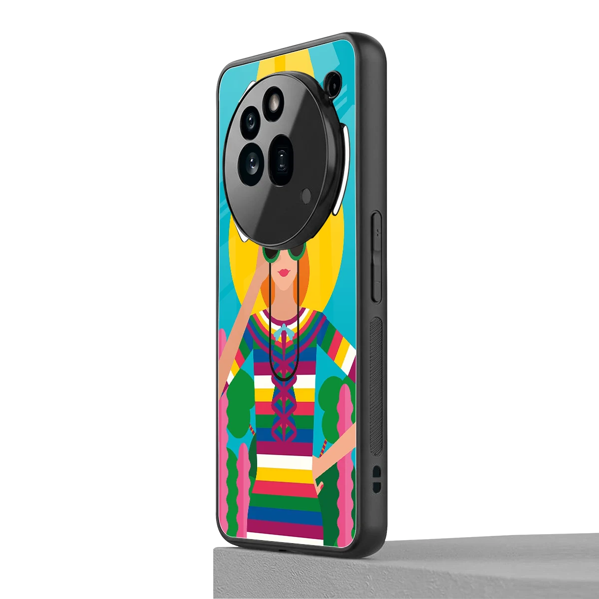 Cosmic Explorer nothing phone 3a pro mobile cover | shockproof glass phone case