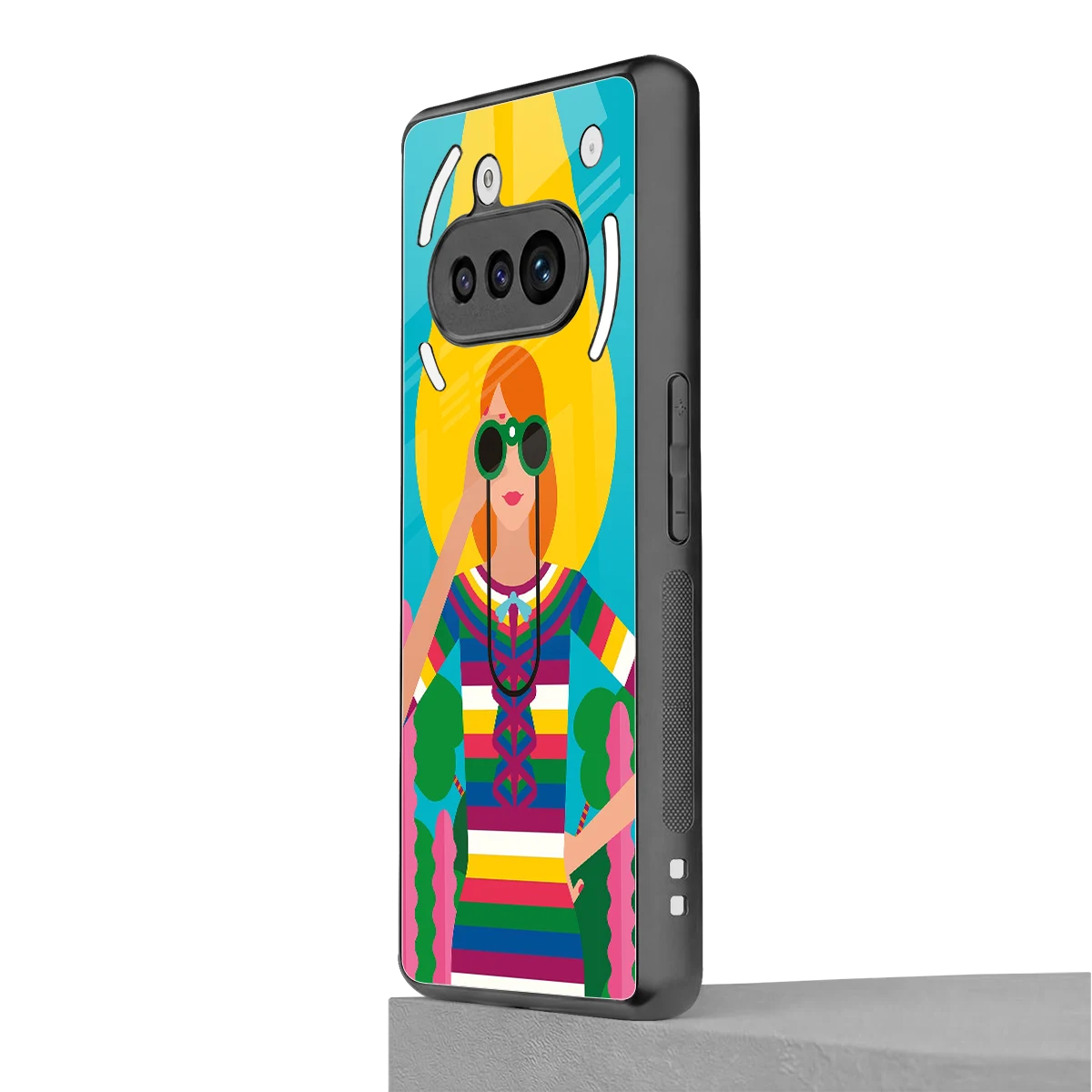 Cosmic Explorer nothing phone 3a mobile cover | shockproof glass phone case