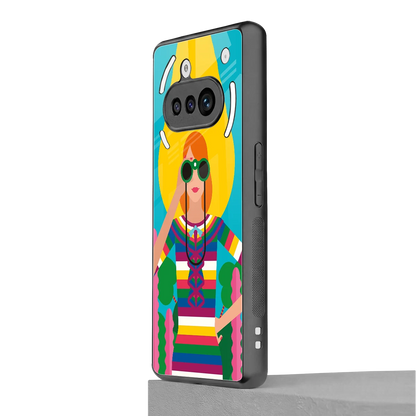 Cosmic Explorer nothing phone 3a mobile cover | shockproof glass phone case