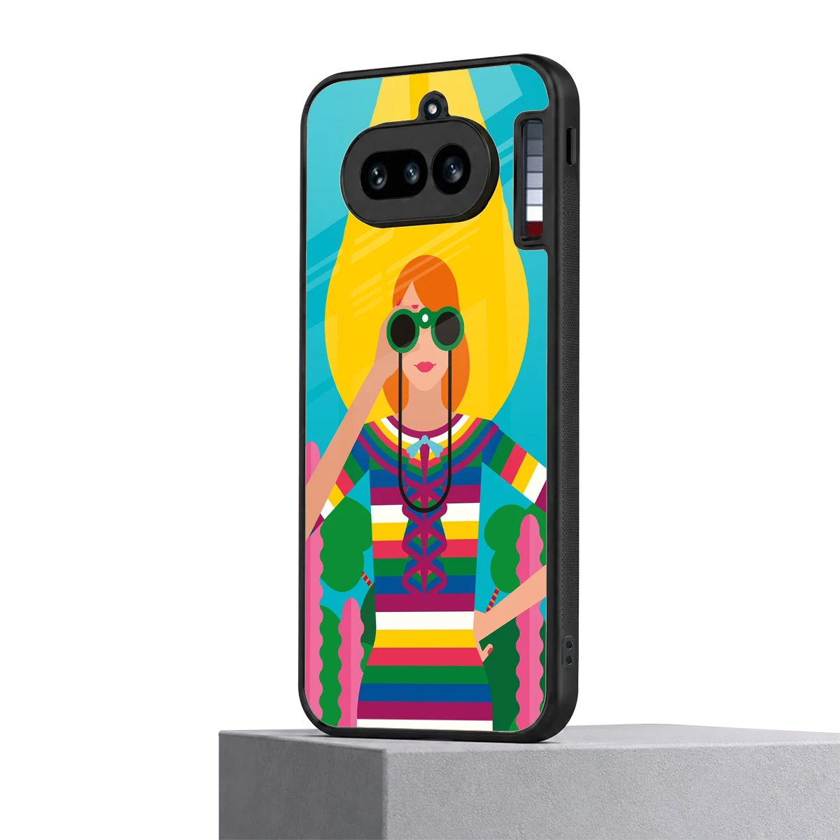 Cosmic Explorer nothing phone 4a mobile cover | shockproof glass phone case
