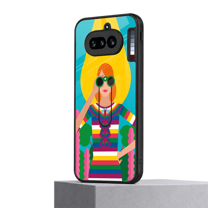 Cosmic Explorer nothing phone 4a mobile cover | shockproof glass phone case