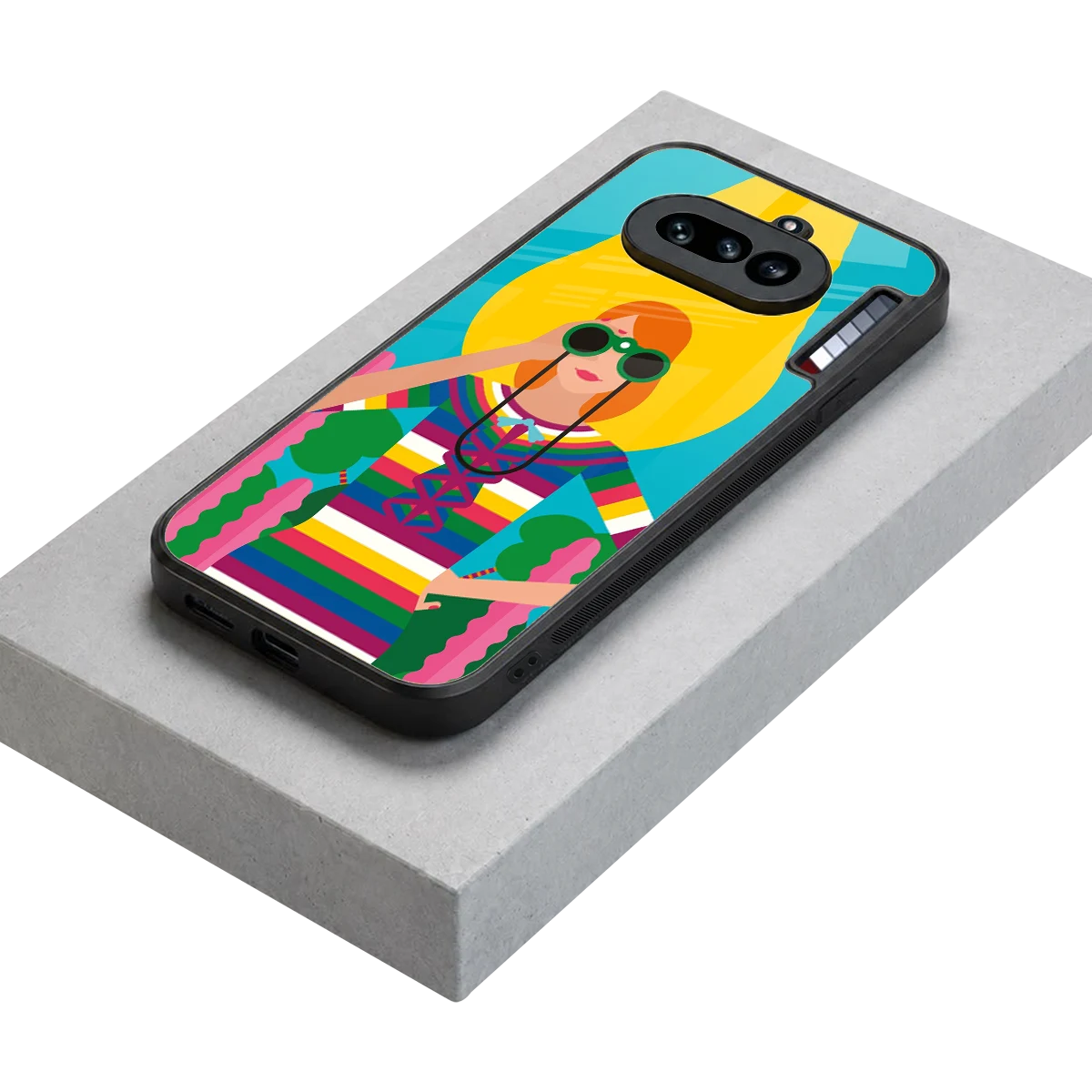 Cosmic Explorer stylish phone case for nothing phone 4a | glossy glass and slim fit