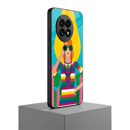 Cosmic Explorer oneplus 13r mobile cover | shockproof glass phone case