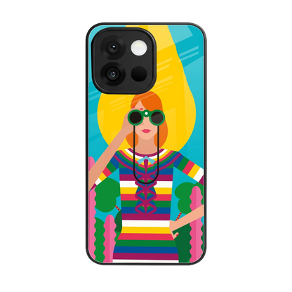Cosmic Explorer back phone cover | glass case for oneplus 13s