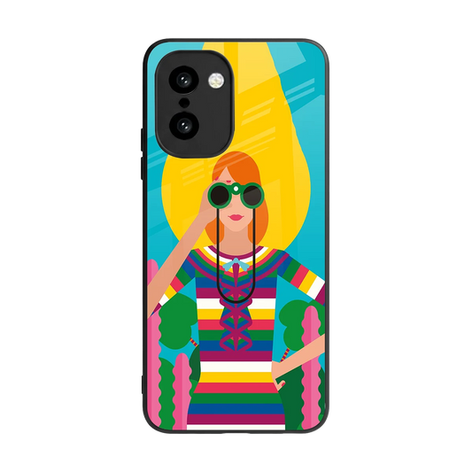 Cosmic Explorer back phone cover | glass case for oneplus 15r