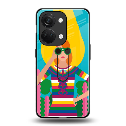 Cosmic Explorer back phone cover | glass case for oneplus nord 3