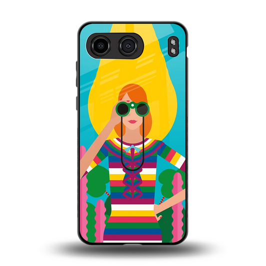 Cosmic Explorer back phone cover | glass case for oneplus nord 4