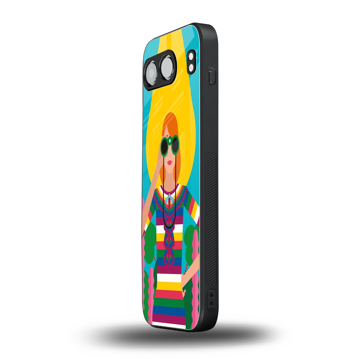 Cosmic Explorer oneplus nord 4 mobile cover | shockproof glass phone case