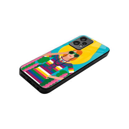 Cosmic Explorer stylish phone case for oneplus nord ce 2 lite | glossy glass and slim fit