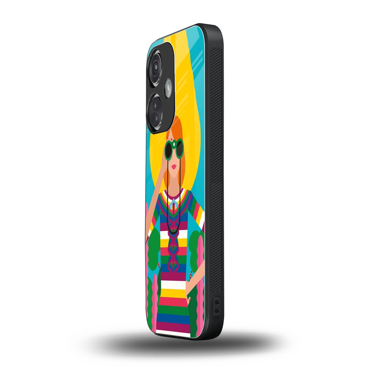 Cosmic Explorer oneplus nord ce 3 mobile cover | shockproof glass phone case