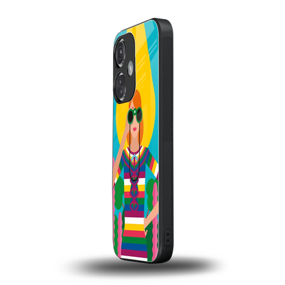 Cosmic Explorer oneplus nord ce 3 mobile cover | shockproof glass phone case