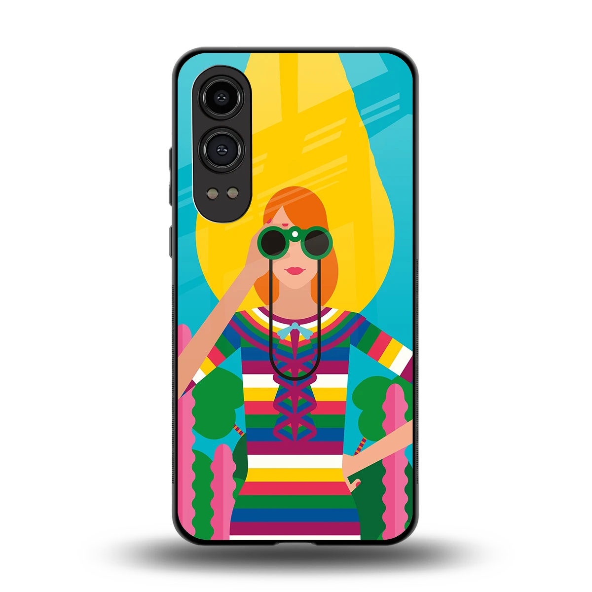 Cosmic Explorer back phone cover | glass case for oneplus nord ce 4 lite