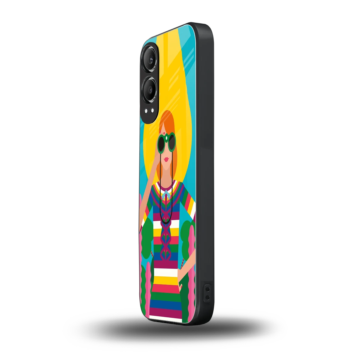 Cosmic Explorer oneplus nord ce 4 lite mobile cover | shockproof glass phone case