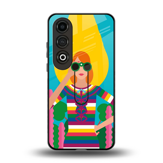 Cosmic Explorer back phone cover | glass case for oneplus nord ce 4