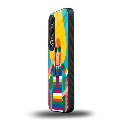 Cosmic Explorer oneplus nord ce 4 mobile cover | shockproof glass phone case