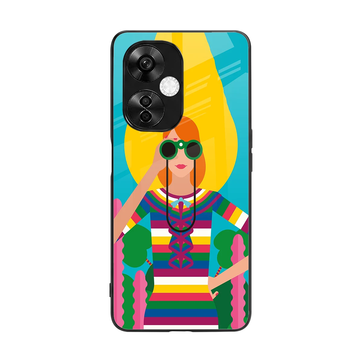 Cosmic Explorer back phone cover | glass case for oneplus nord ce 3 lite