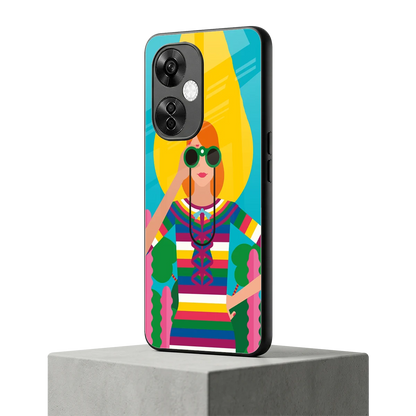 Cosmic Explorer oneplus nord ce 3 lite mobile cover | shockproof glass phone case