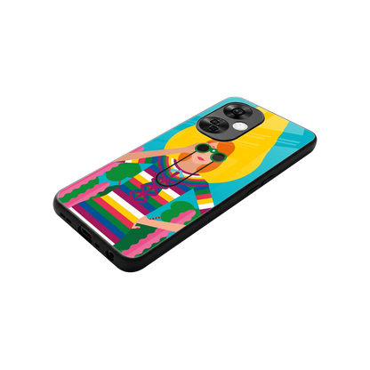 Cosmic Explorer stylish phone case for oneplus nord ce 3 lite | glossy glass and slim fit