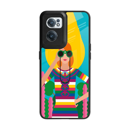 Cosmic Explorer back phone cover | glass case for oneplus nord ce 2