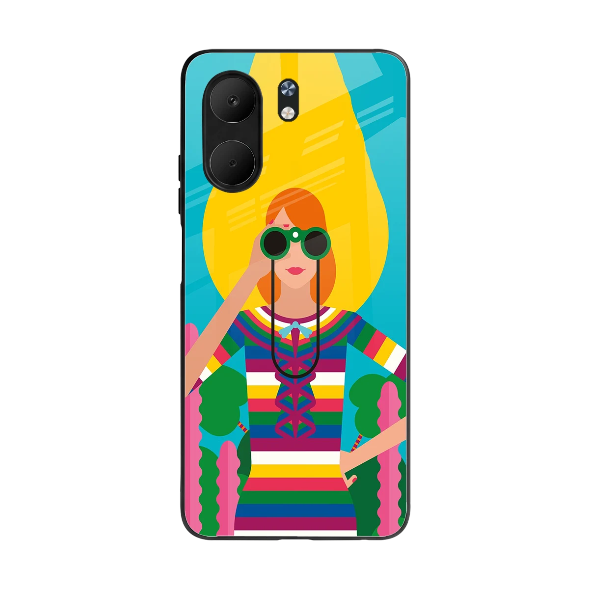 Cosmic Explorer back phone cover | glass case for oppo a5x 5g