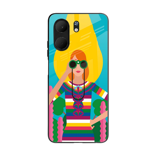 Cosmic Explorer back phone cover | glass case for oppo a5x 5g