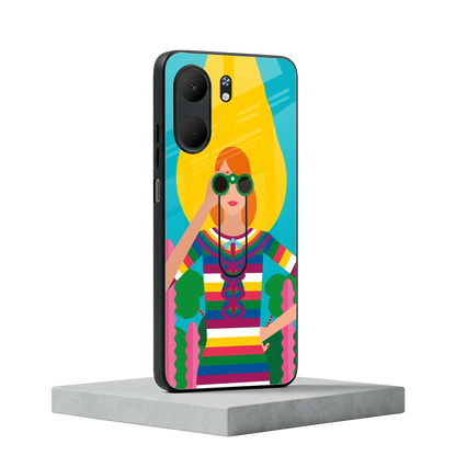 Cosmic Explorer oppo a5x 5g mobile cover | shockproof glass phone case