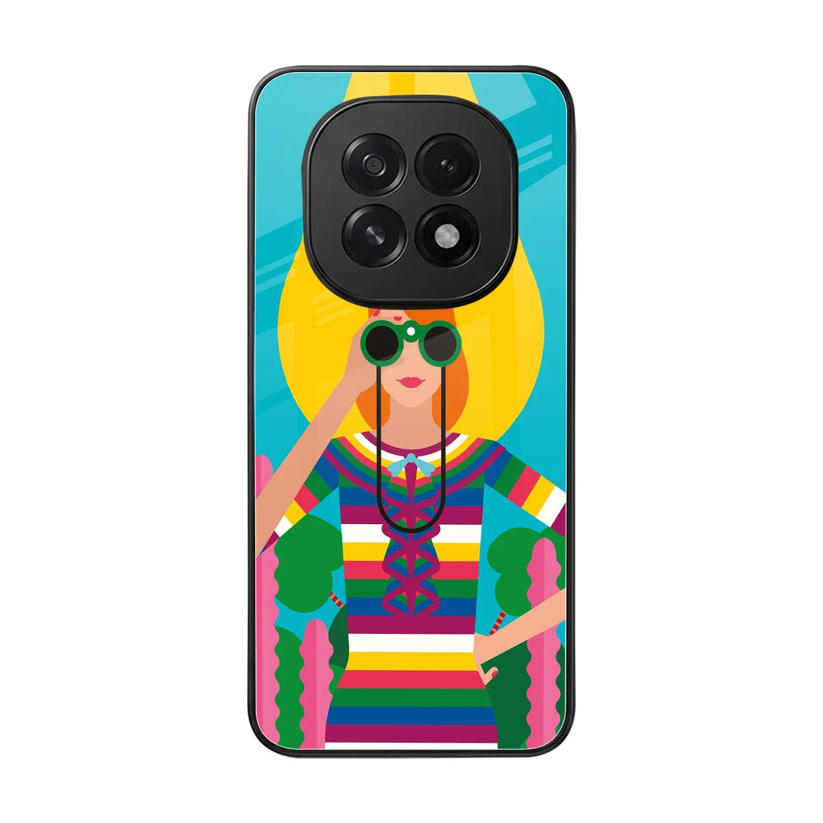 Cosmic Explorer back phone cover | glass case for oppo f29 5g