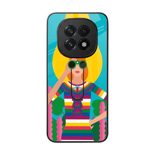 Cosmic Explorer back phone cover | glass case for oppo f29 5g