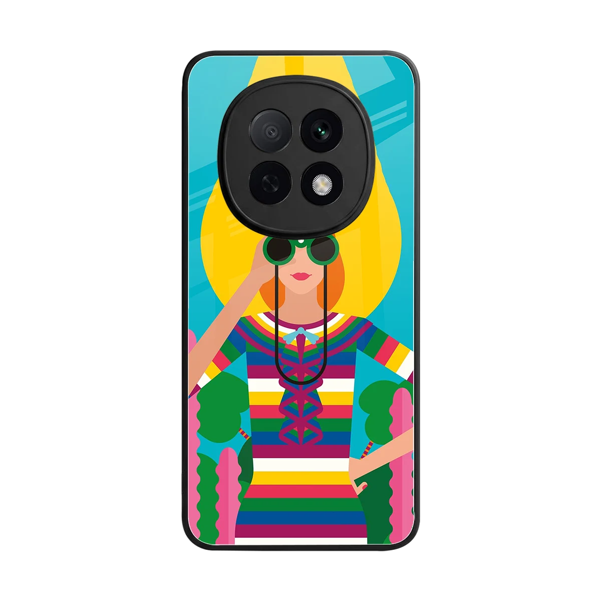 Cosmic Explorer back phone cover | glass case for oppo f29 pro 5g