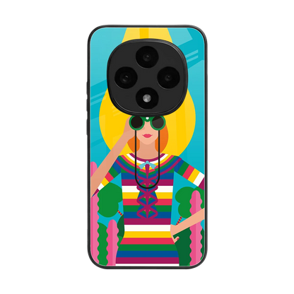 Cosmic Explorer back phone cover | glass case for oppo f31 pro 5g