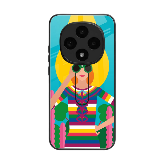 Cosmic Explorer back phone cover | glass case for oppo f31 pro 5g