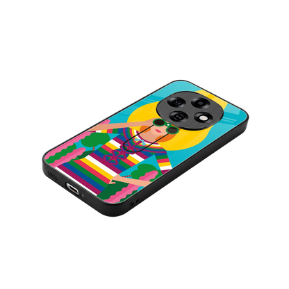 Cosmic Explorer stylish phone case for oppo f31 pro 5g | glossy glass and slim fit