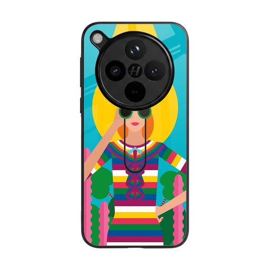 Cosmic Explorer back phone cover | glass case for oppo find x8