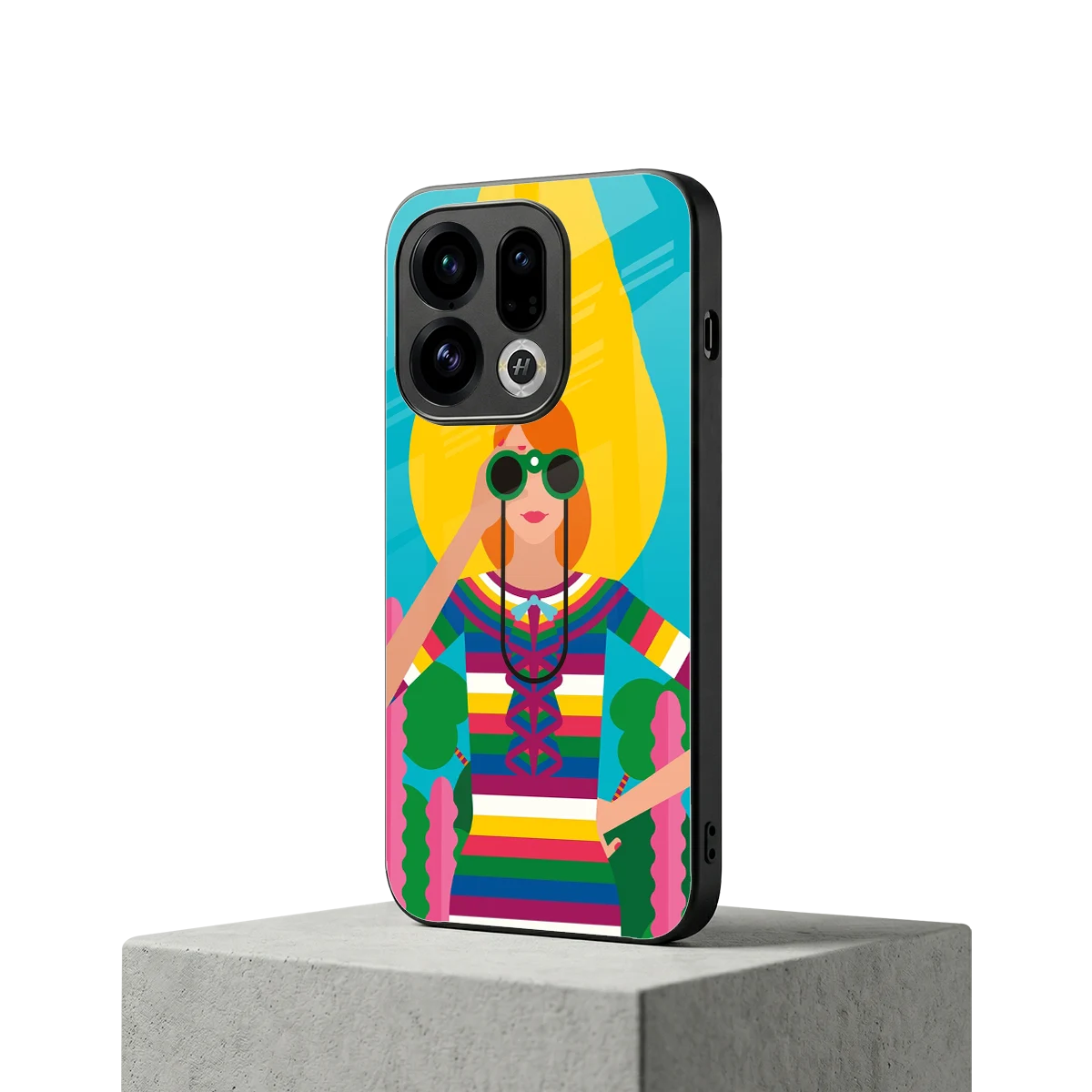 Cosmic Explorer oppo find x9 mobile cover | shockproof glass phone case