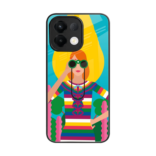 Cosmic Explorer back phone cover | glass case for oppo k13 5g