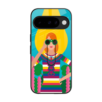 Cosmic Explorer back phone cover | glass case for google pixel 10