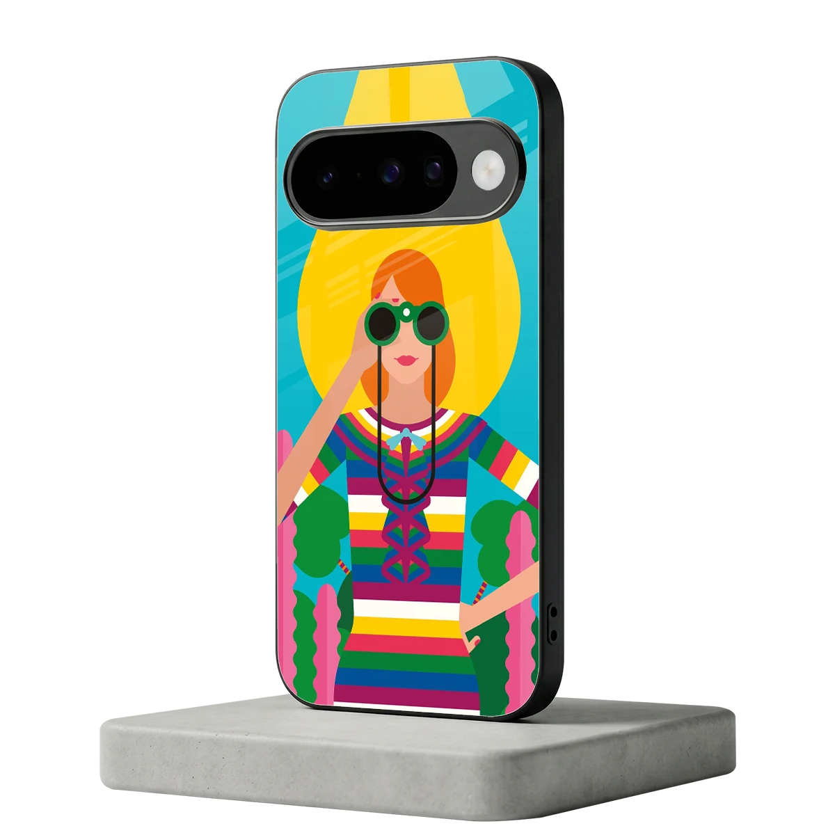 Cosmic Explorer google pixel 10 mobile cover | shockproof glass phone case
