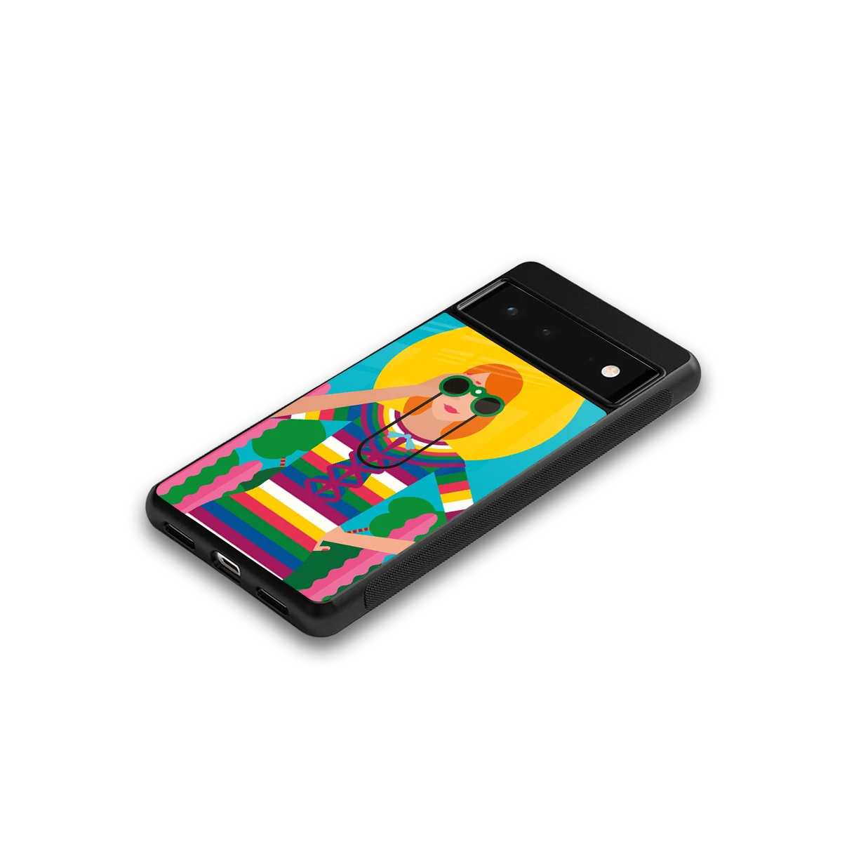 Cosmic Explorer google pixel 6a mobile cover | shockproof glass phone case