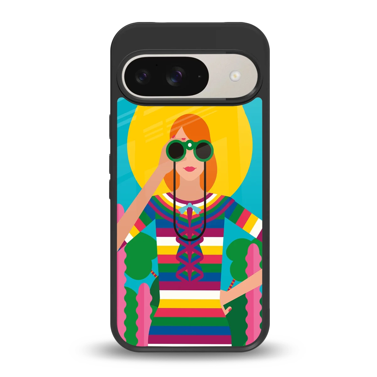 Cosmic Explorer back phone cover | glass case for google pixel 9