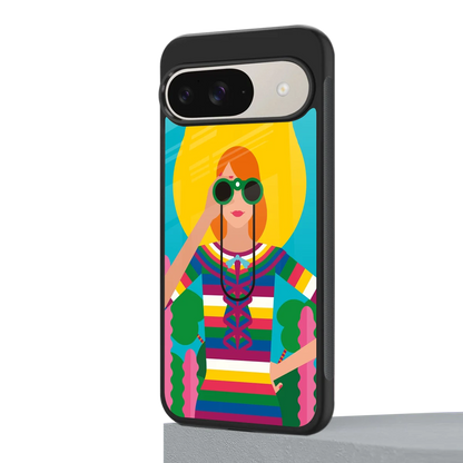 Cosmic Explorer google pixel 9 mobile cover | shockproof glass phone case
