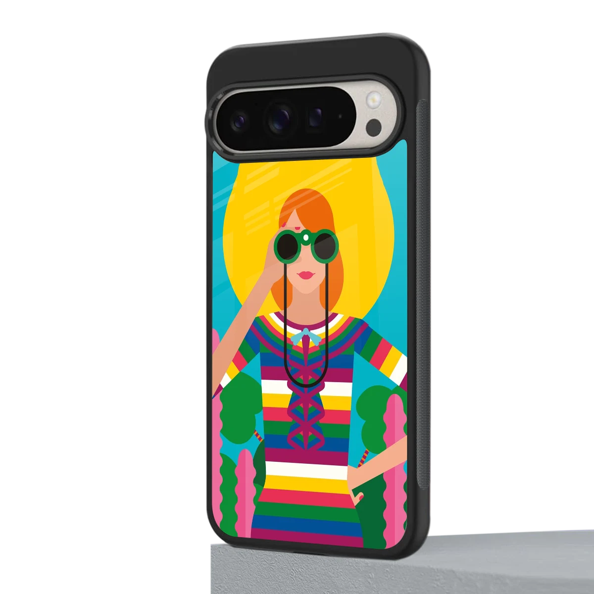 Cosmic Explorer google pixel 9 pro mobile cover | shockproof glass phone case