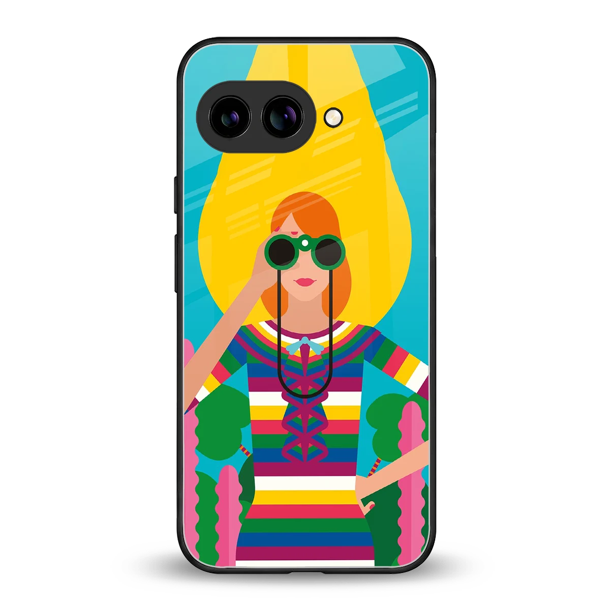 Cosmic Explorer back phone cover | glass case for google pixel 10a