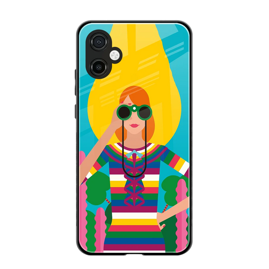 Cosmic Explorer back phone cover | glass case for samsung galaxy a06 5g