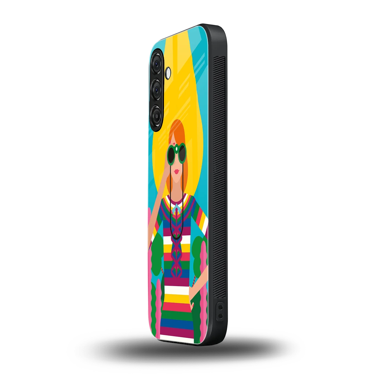 Cosmic Explorer samsung galaxy a14 5g mobile cover | shockproof glass phone case