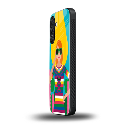 Cosmic Explorer samsung galaxy a14 5g mobile cover | shockproof glass phone case