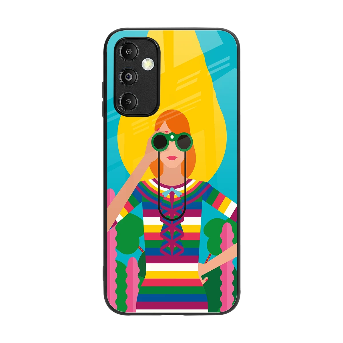 Cosmic Explorer back phone cover | glass case for samsung galaxy m14 5g