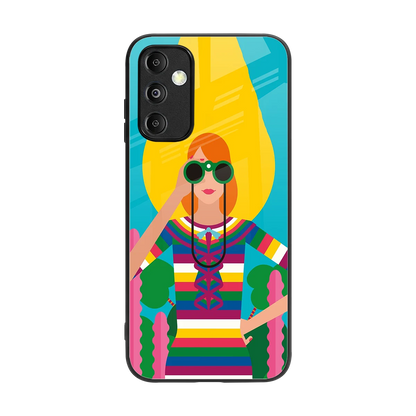 Cosmic Explorer back phone cover | glass case for samsung galaxy m14 5g