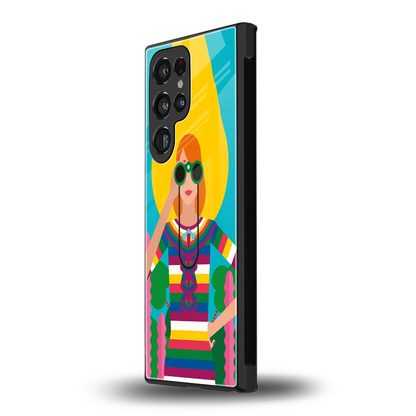 Cosmic Explorer samsung galaxy s23 ultra mobile cover | shockproof glass phone case