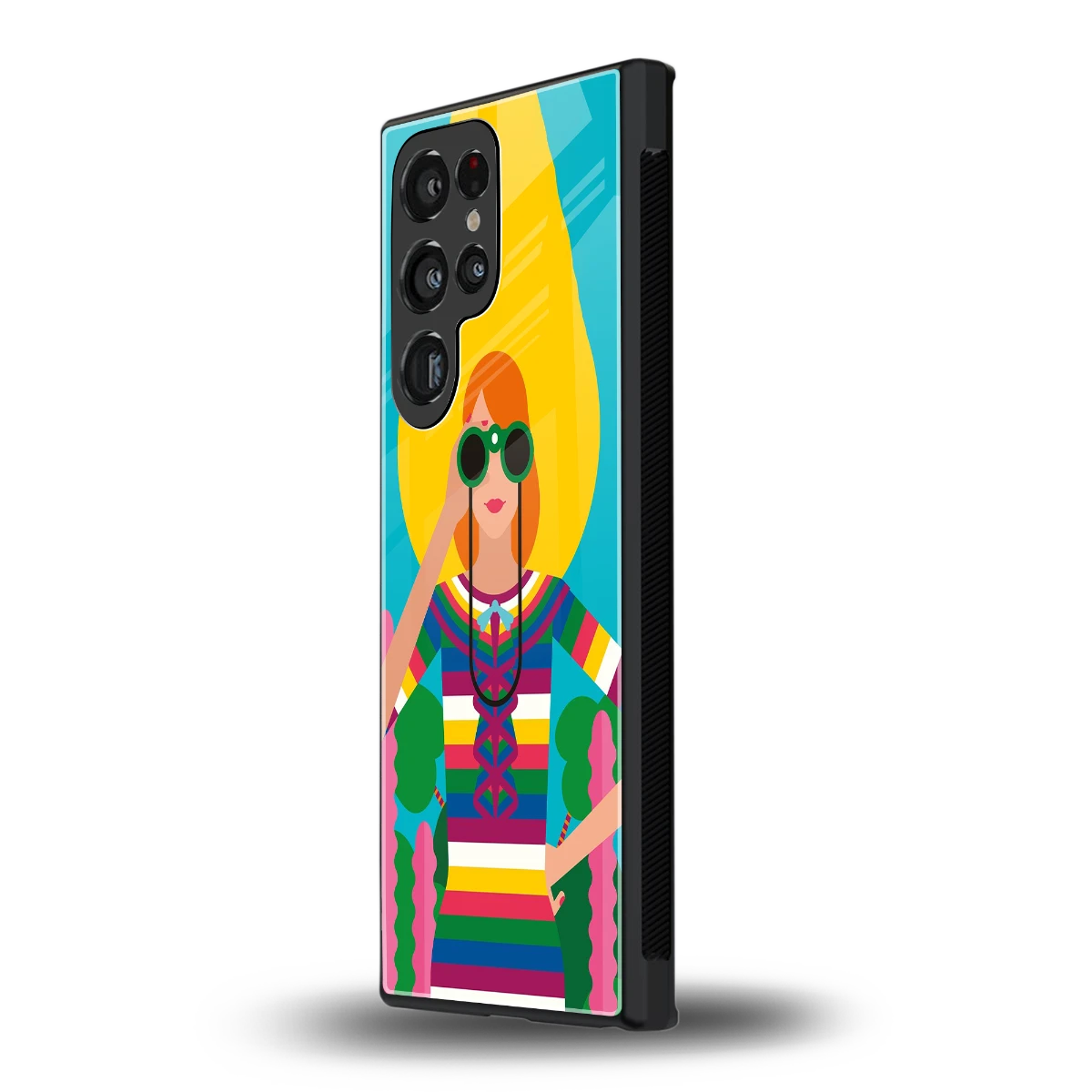 Cosmic Explorer samsung galaxy s24 ultra mobile cover | shockproof glass phone case