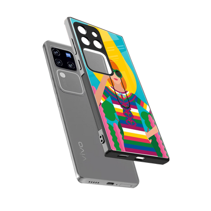 Cosmic Explorer sleekvivo v30 pro cover with tempered glass back and TPU edges